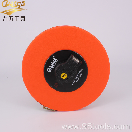 Retractable ABS Case Fiberglass Tape Measure 50m